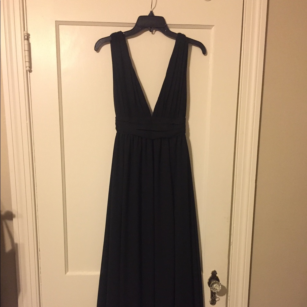 Lulu's Black Maxi Dress